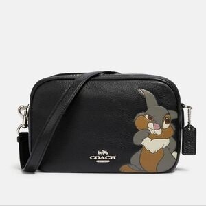 Coach X Disney Jes Double Zip Crossbody Thumper